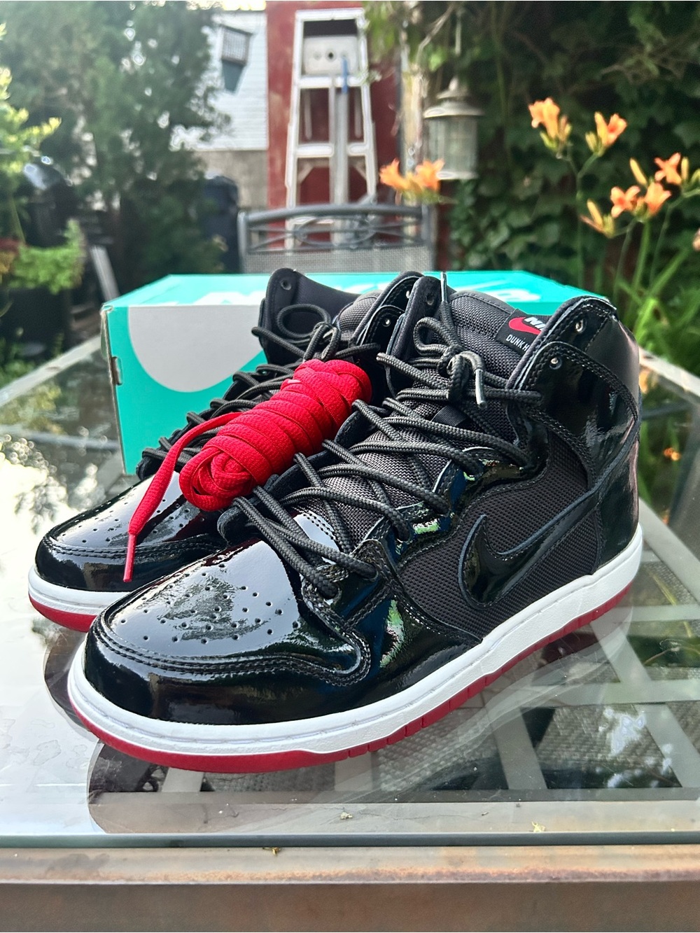 Size 8.5 - Nike SB “Bred” Dunk High